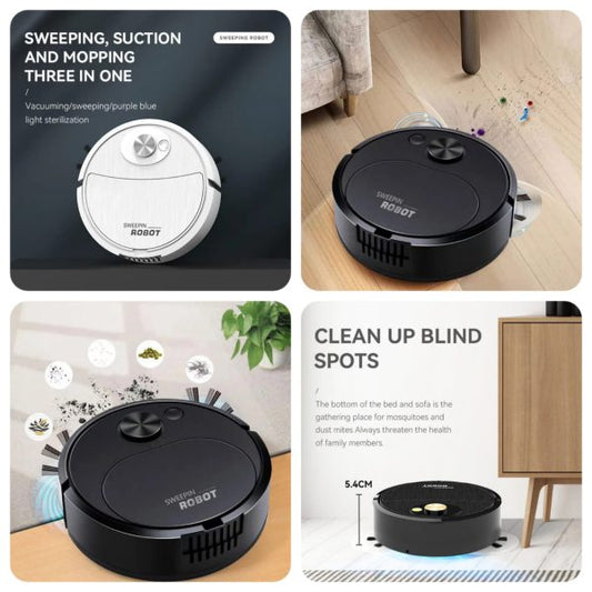 Portable Mini Wireless Smart Sweeping Robot Rechargeable Cleaning Machine Vacuum Cleaner For Home Office